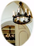 Lysekroner fra Kronborg i Holla kirke